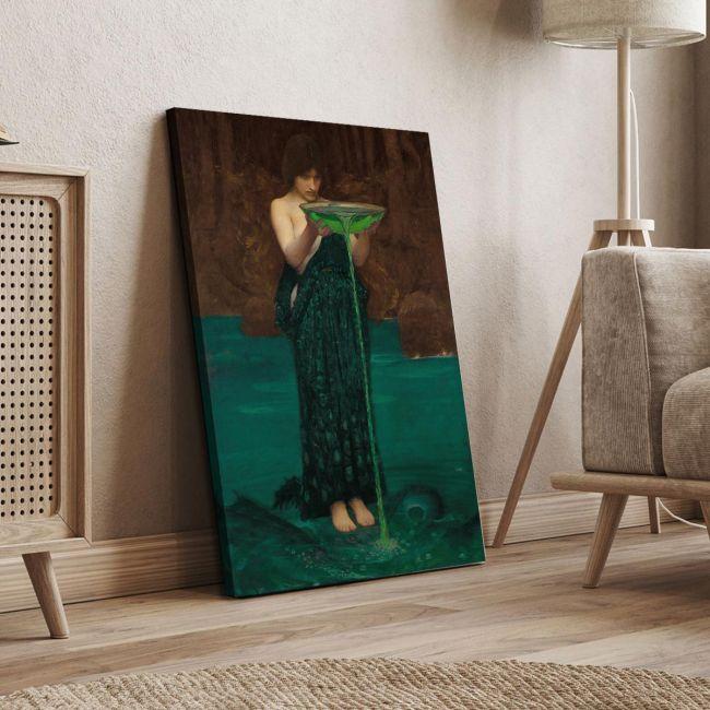 Canvas print Circe's jealousy, Waterhouse J. W.