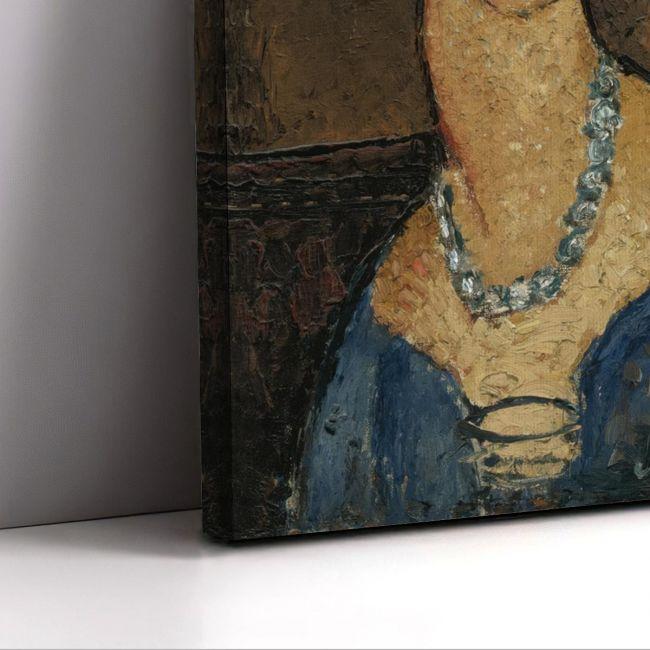 Πίνακας ζωγραφικής Jeanne Hébuterne with necklace, Amedeo Modigliani