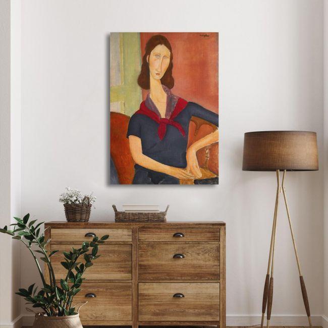 Canvas print Jeanne Hébuterne, Amedeo Modigliani