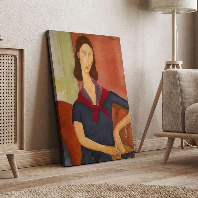 Canvas print Jeanne Hébuterne, Amedeo Modigliani