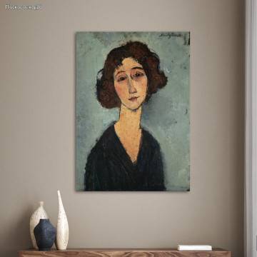 Canvas print Jeune Femme, Amedeo Modigliani