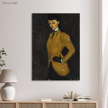 Canvas print L'amazone, Amedeo Modigliani