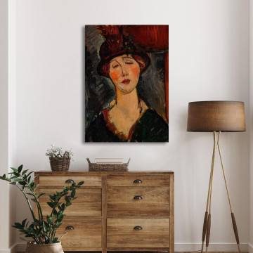 Canvas print Madame Dorival Amedeo Modigliani Framed canvas View 1 2