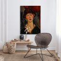 Canvas print Madame Dorival, Amedeo Modigliani