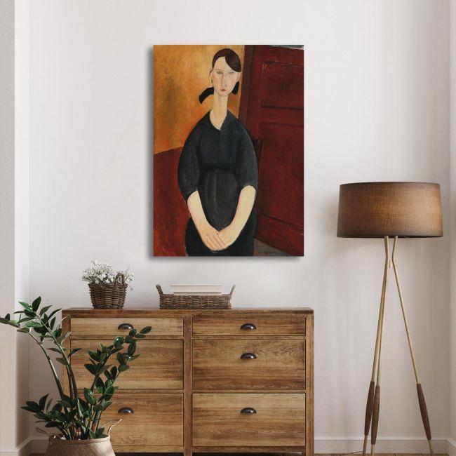 Canvas print Paulette Jourdain, Amedeo Modigliani