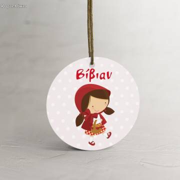 Labels thank you, Little Red Riding Hood