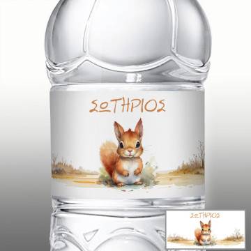 Sticker labelCute Squirrel