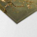 Canvas print Blossoming almond tree (brown), Vincent van Gogh, 3 panels