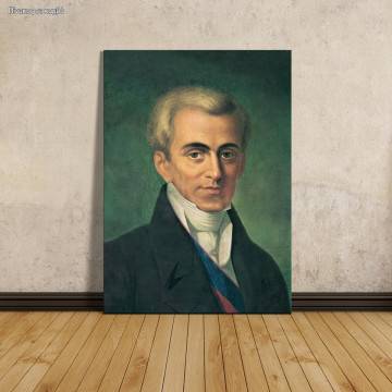 Canvas print Ioannis A. Kapodistrias, Tsokos Dionysios