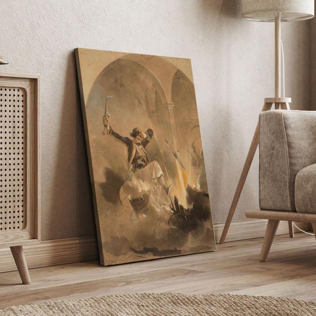 Canvas print Destroying the ammunition,Vrizakis