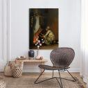 Canvas print In front of the fire, Rallis