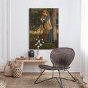 Canvas print Resting shepherdess, Rallis