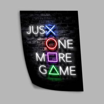 Jusx one more game, poster 2