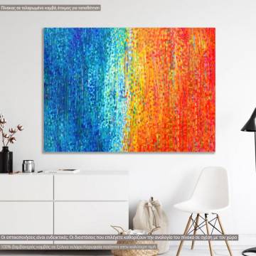 Canvas print Rainbow vines
