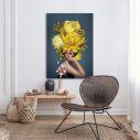 Canvas print Yellow flowered Inner Beauty