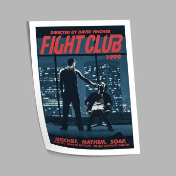 Fight Club , κάδρο, μαύρη κορνίζα 2