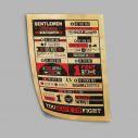 Fight Club rules, poster