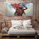 Canvas print Splash embrace, panoramic