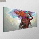 Canvas print Splash embrace, panoramic