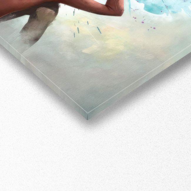 Canvas print Splash embrace, panoramic