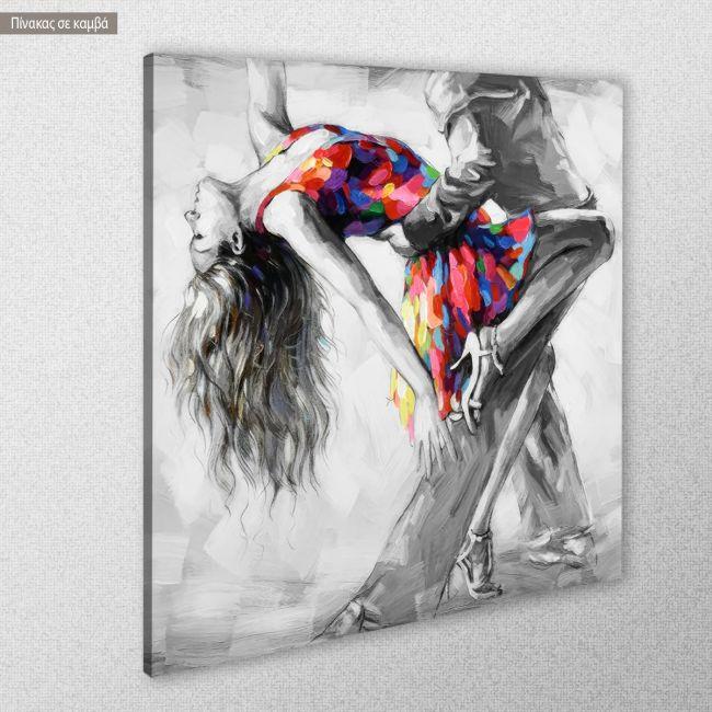 Canvas print Colourful tango