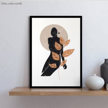 Abstract female synthesis , poster