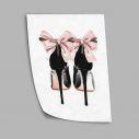 Bow high heels, poster