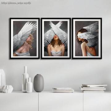 Poster Human angel, 3 panels