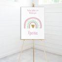 Canvas printwelcome to my baptism, Rainbow nordic