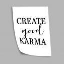 Create good karma, poster