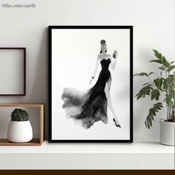 Fashiom model III , κάδρο, μαύρη κορνίζα