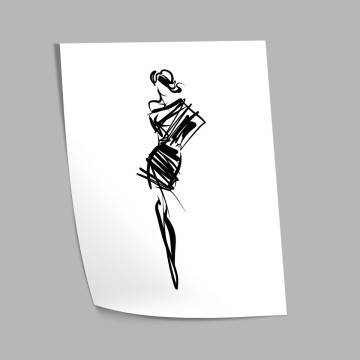 Fashion in simple lines I, poster 2