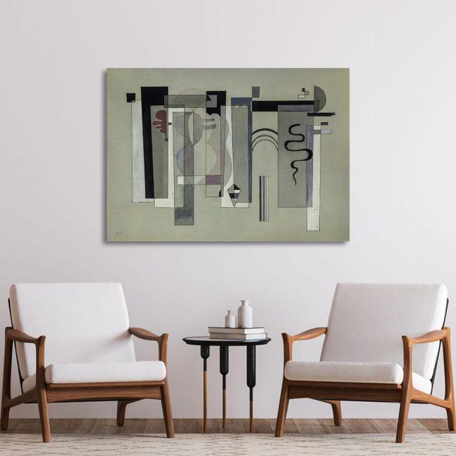 Canvas print Surfaces meeting, Kandisky W.