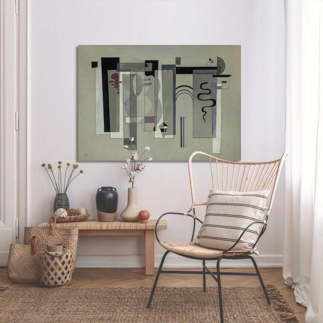 Canvas print Surfaces meeting, Kandisky W.