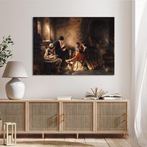 Canvas print Krifo scholio (Secret school) N. Gyzis Framed canvas View 1 2