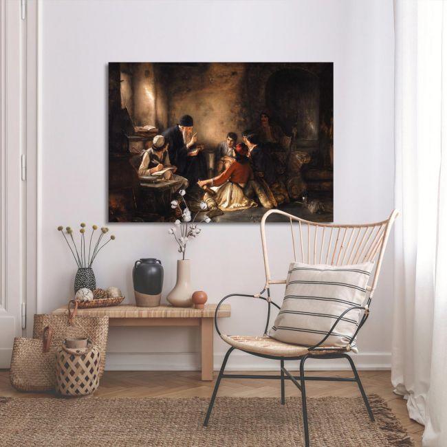Canvas print Krifo scholio (Secret school), N. Gyzis