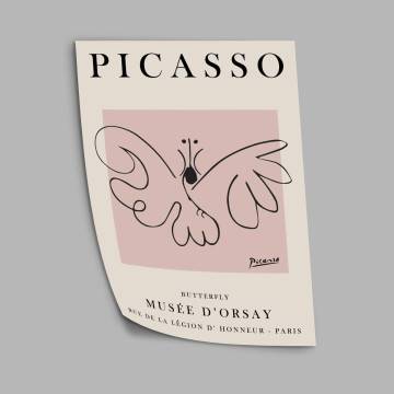 Exhibition poster, Butterfly Picasso 2