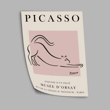 Exhibition poster, Cat, Picasso 2