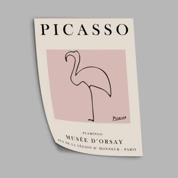 Exhibition poster, Flamingo, Picasso 2