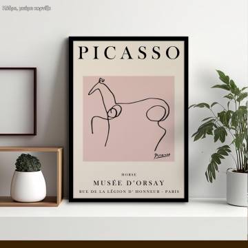 Exhibition poster, Horse, Picasso