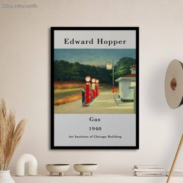 Exhibition Poster Gas, Hopper E