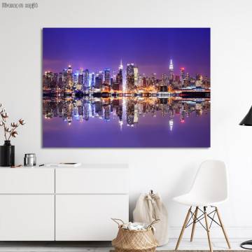 Canvas printNew York, New York reflections