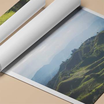 Canvas print with your photo vertical without frame