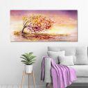 Canvas print Autumn wind panoramic