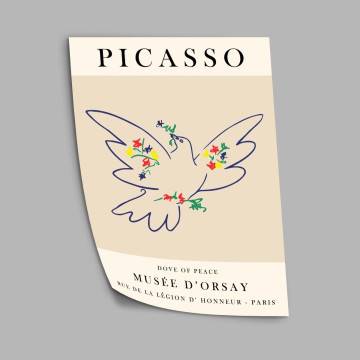 Exhibition poster, Dove of Peace, Picasso 2