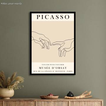 Exhibition poster, Toucher pour toucher, Picasso