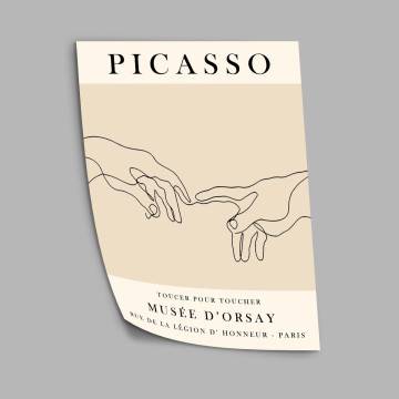 Toucher pour toucher Picasso , κάδρο, μαύρη κορνίζα 2