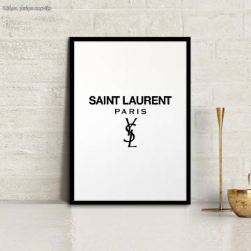 Yves Saint Laurent , κάδρο, μαύρη κορνίζα
