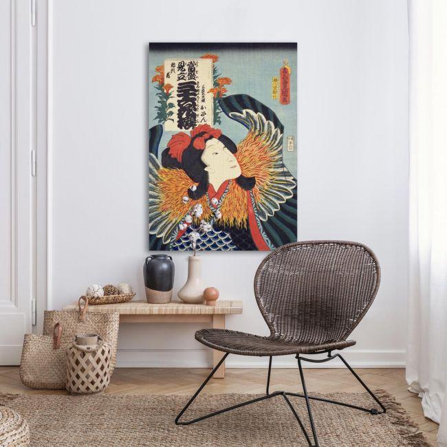 Canvas print Osan, Utagawa Kunisada