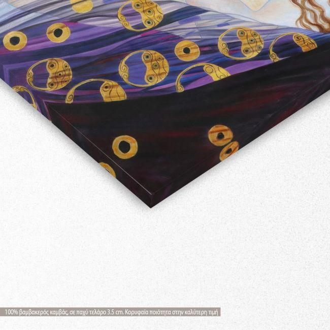 Canvas print Danae II, Klimt Gustav